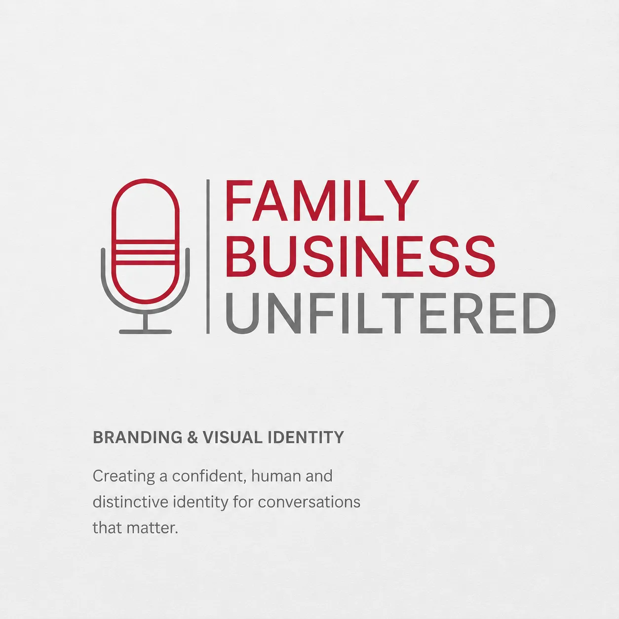 Family Business Unfiltered — Business event branding
